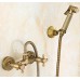 New arrivals of bronze antique bidet fitting Dual Control wall mixer tap shower bath rooms close - B07DRBLHHH